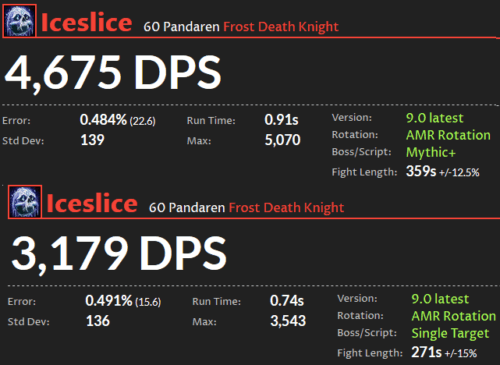 Frost Death Knight DPS Shadowlands