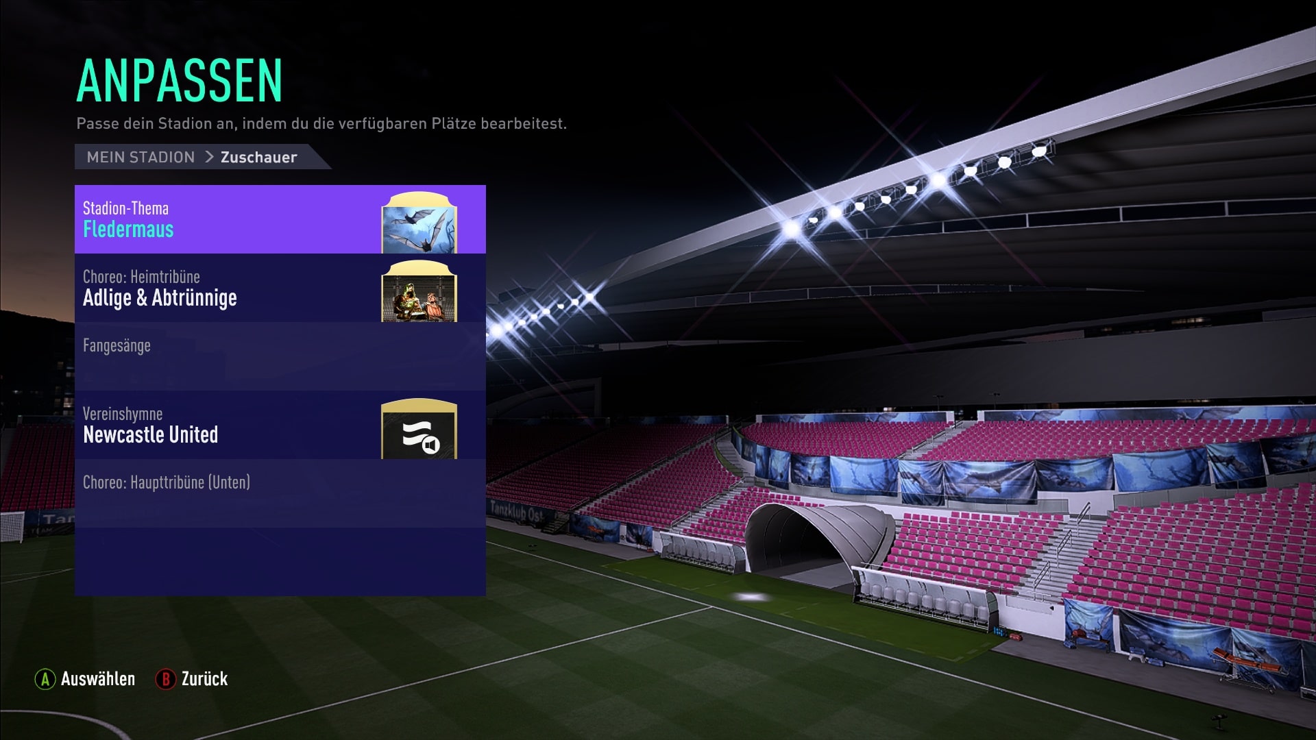 Ultimate Teamでは、Fifaプレイヤーはすでにスタジアムを自由にカスタマイズすることができます。
