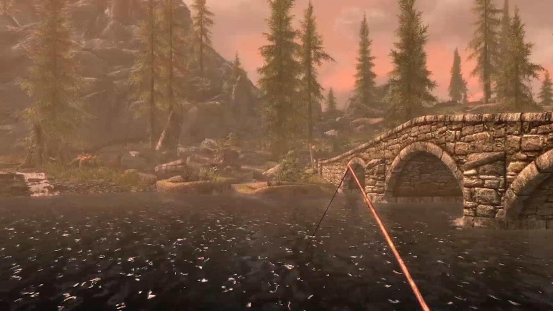 A partir de ahora, en Skyrim, también puedes dejar que los dragones sean dragones durante un tiempo y dedicarte al fino arte de la pesca