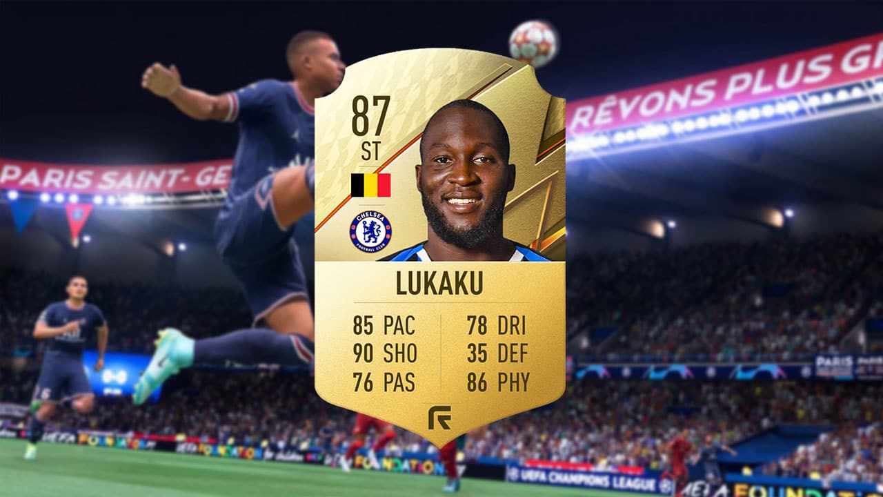 Lukaku tornar-se-á um dos centros avançados mais experimentados da 22 Ultimate Team da FIFA