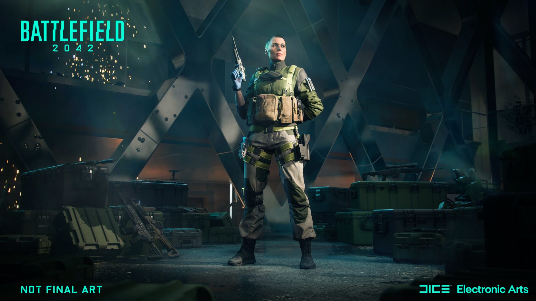 A German is also one of the first specialists in Battlefield 2042, the medic Maria.