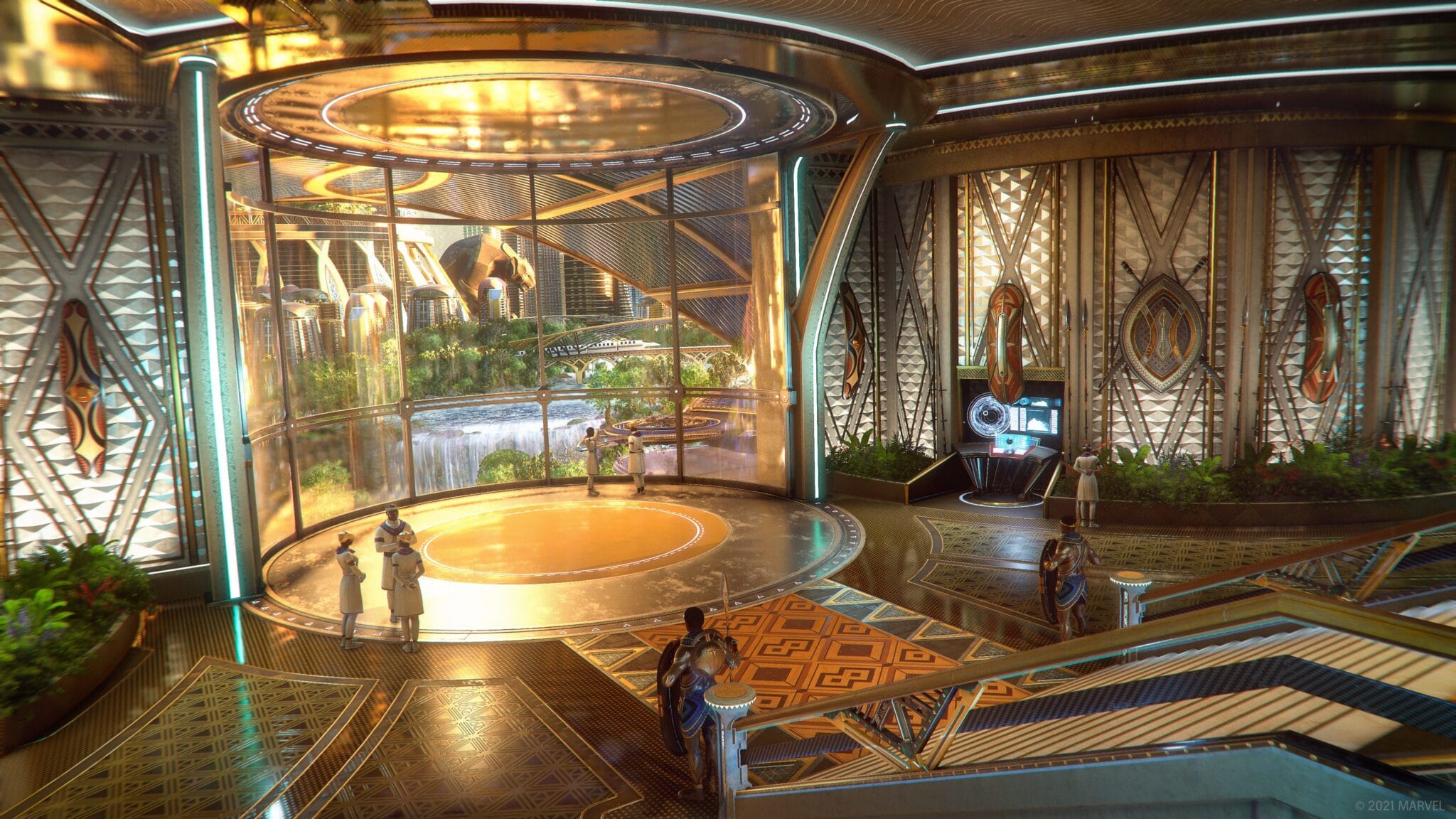 Away from the missions, explore the new hub area of Wakanda.