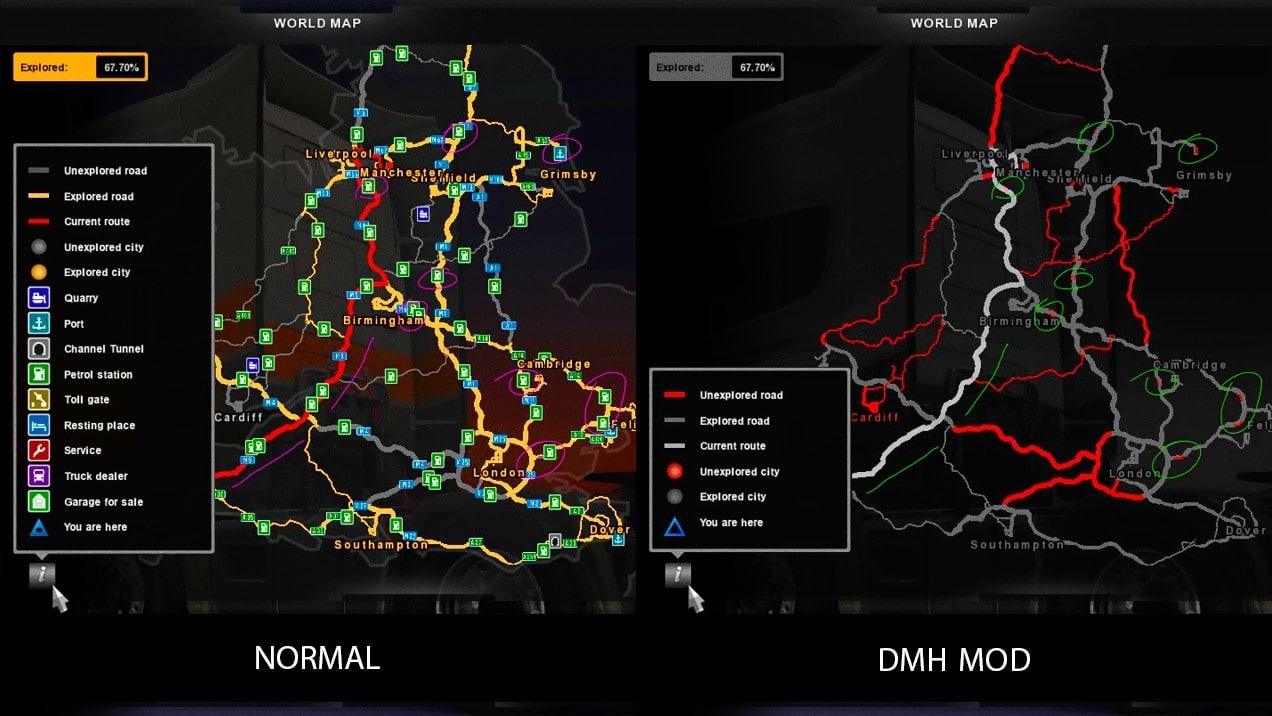 Discovery Map Helper stellt die Map optisch ansprechender dar. Credit: Art.Stea1th