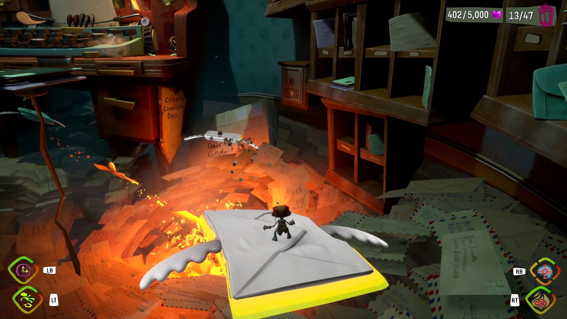 Flying as a Tiny on a Letter? Psychonauts 2』では、そのようなレベルのコンポーネントや、さらに変なものを高周波でノックアウトします。