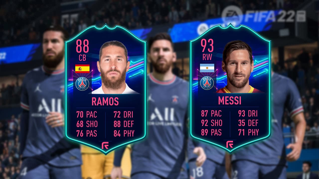 Predicția noastră privind cărțile de urmărit ale lui Sergio Ramos și Lionel Messi pentru FUT 22 (Sursa imaginii: EA Sports)