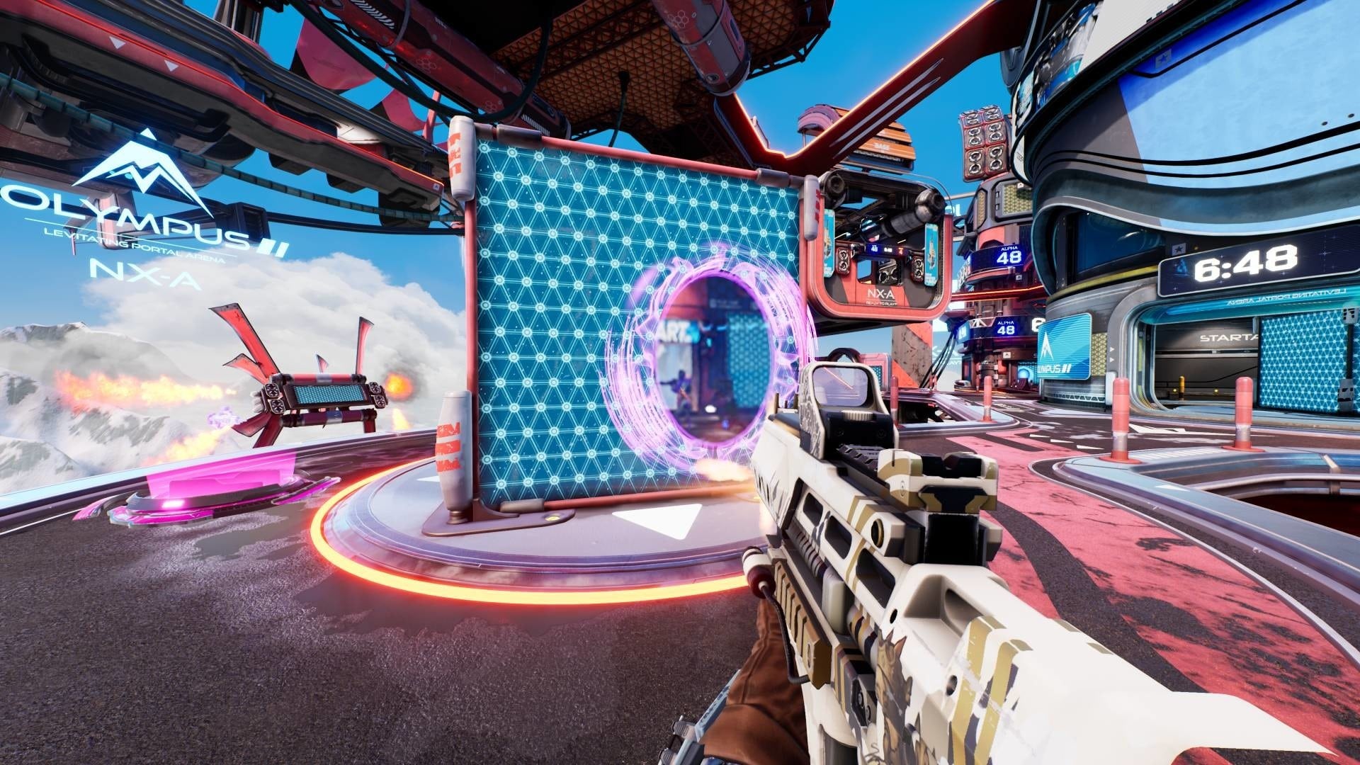 Splitgate plays like a mix of Portal and ... well ... Weapons.