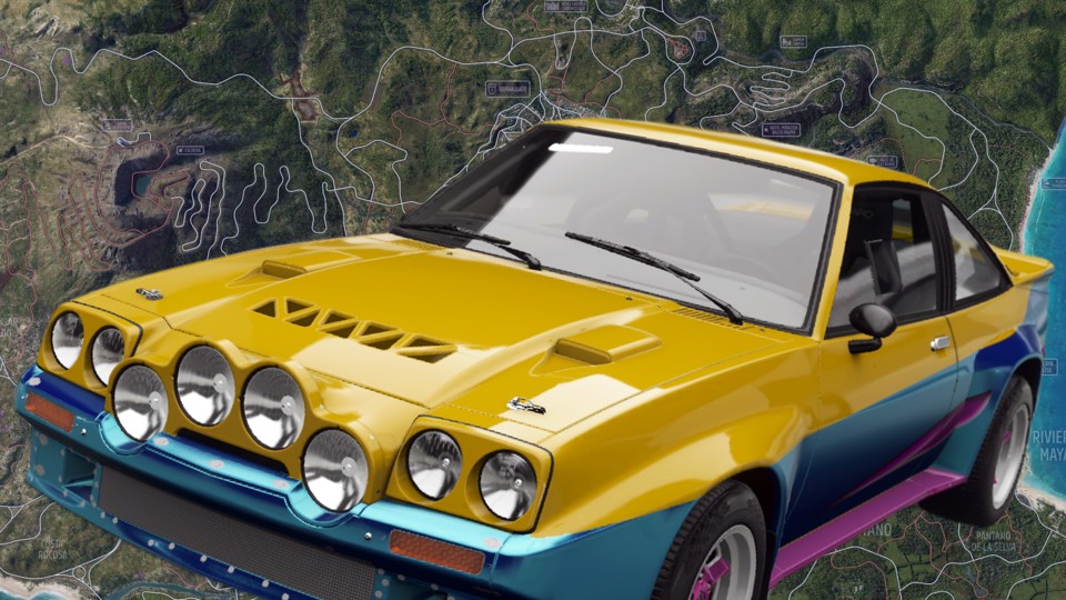 L'Opel Manta ne manquera pas, espérons-le, à Forza Horion 5.