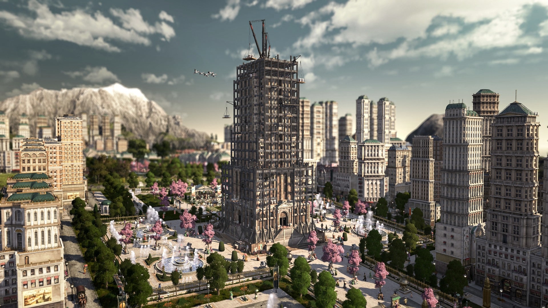 The Skyline Tower is a new end-game challenge and the tallest building in Anno 1800.The Skyline Tower is a new end-game challenge and the tallest building in Anno 1800.