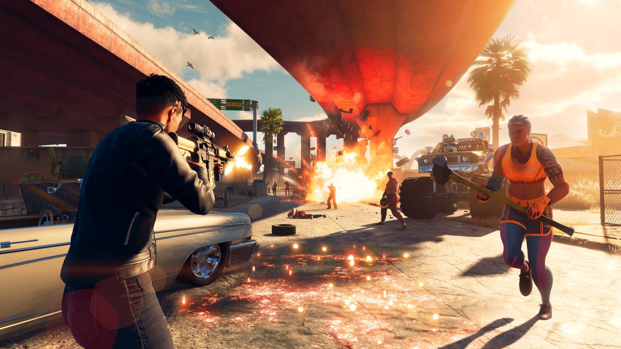 A bit of shooting, a bit of driving: Saints Row feels like any other open world game.
