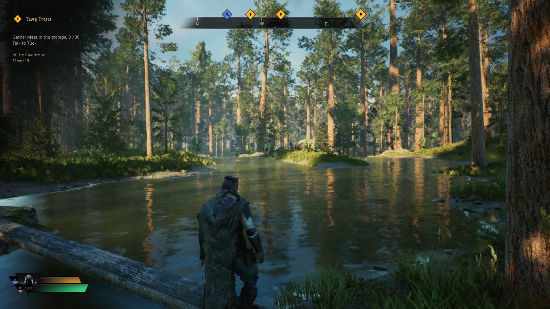 The Sherwood is a pretty spot, and thanks to a simple HUD, it's not obscured by any annoying ads.