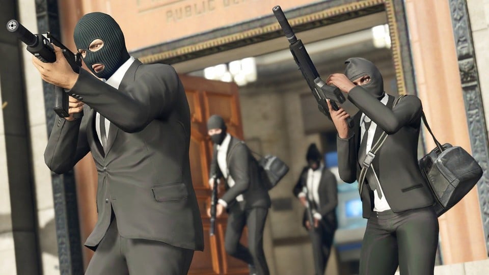 抢劫是GTA在线的游戏亮点之一。