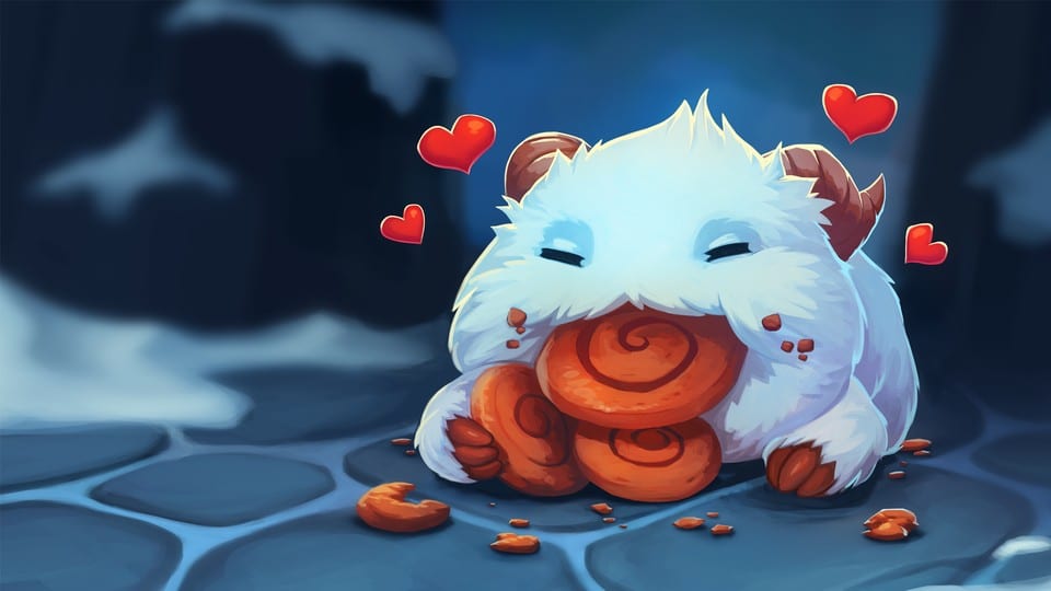 If you feed a Poro biscuits, love comes out. Fair deal.