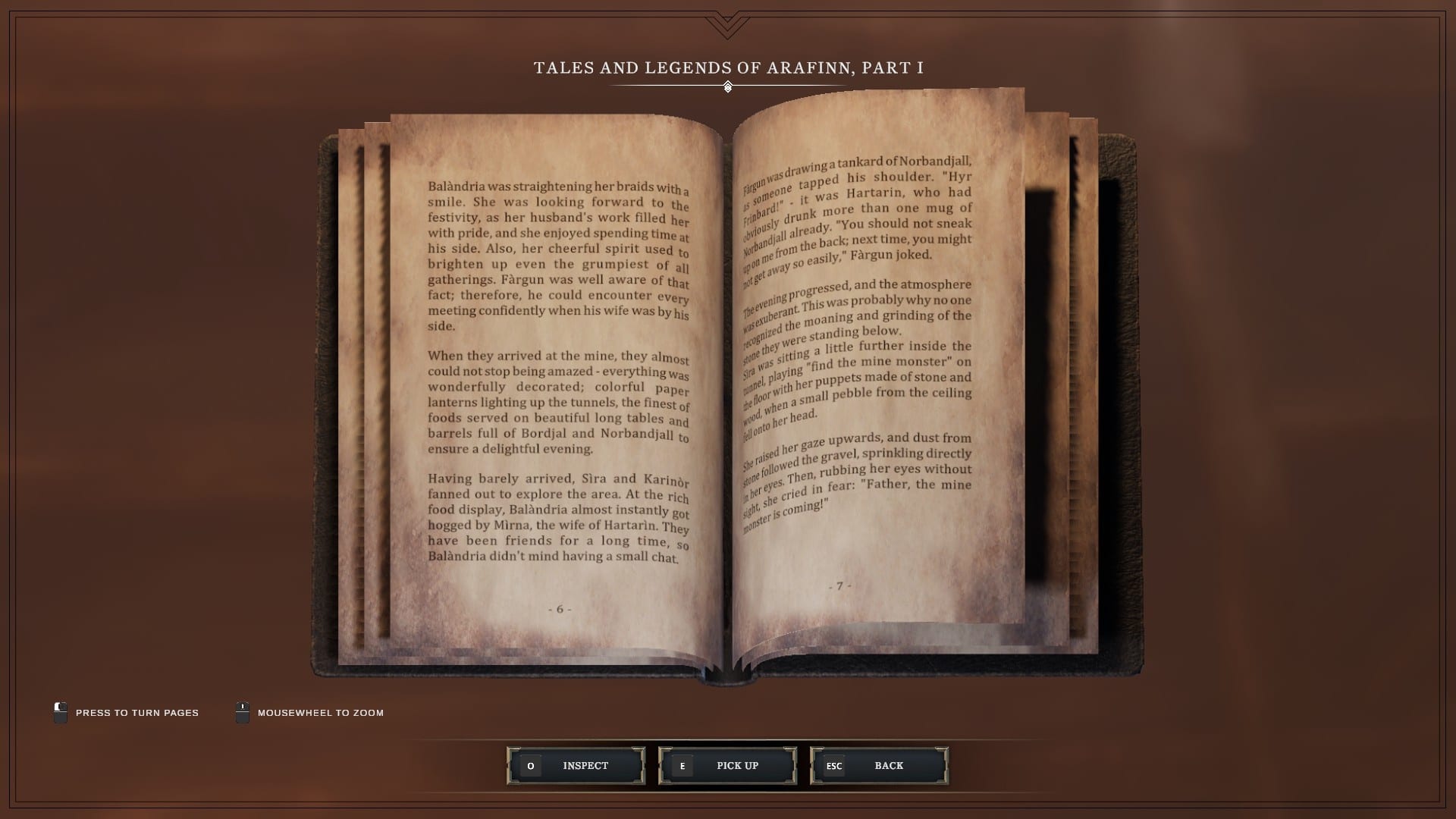 You can really flip through the books, which makes them seem much more atmospheric. Take notes, Bethesda