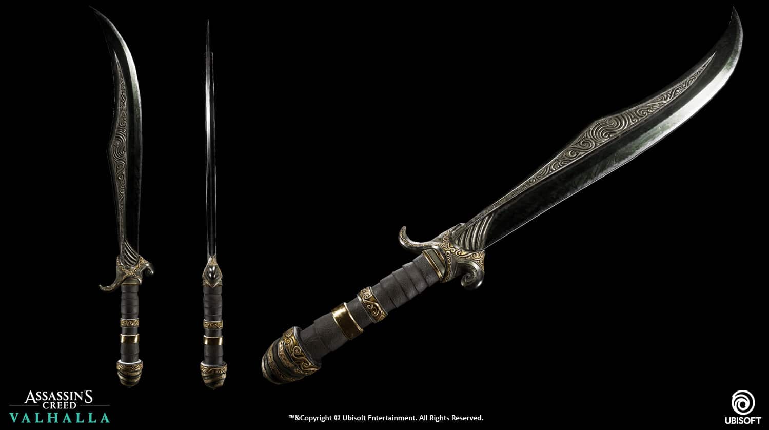 Без съмнение мечът на Басим е едно от най-красивите оръжия, създадени от художниците на Ubisoft за AC: Valhalla.