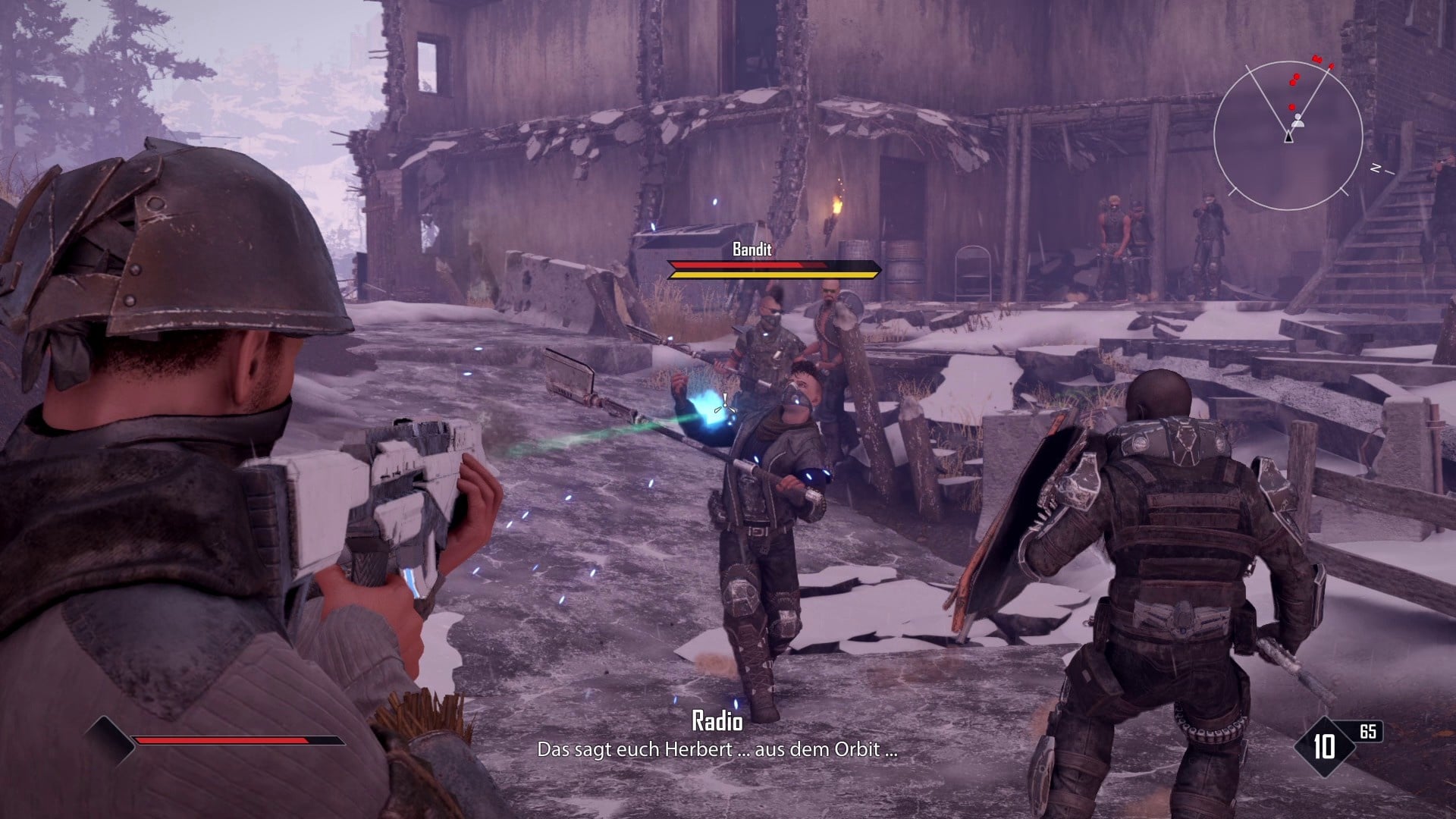 The unique mix of medieval and sci-fi setting also allows laser weapons and axes to coexist on an equal footing in Elex 2.