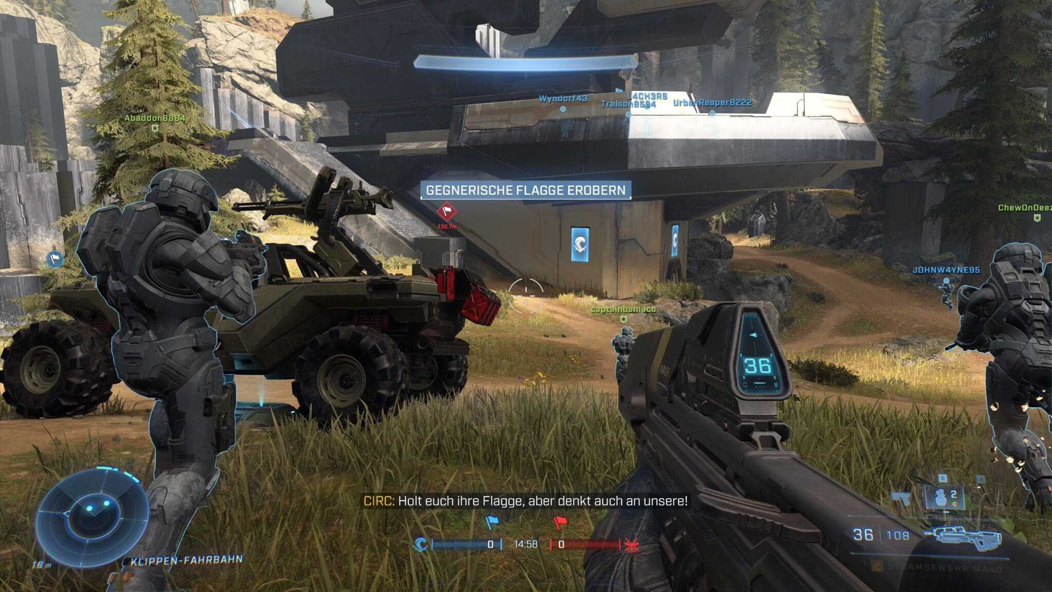Vehicles like the Warthog make progress on the big maps easier.
