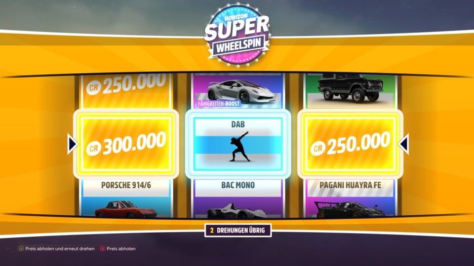 Super Wheelspins bieden vaak grote geldprijzen.