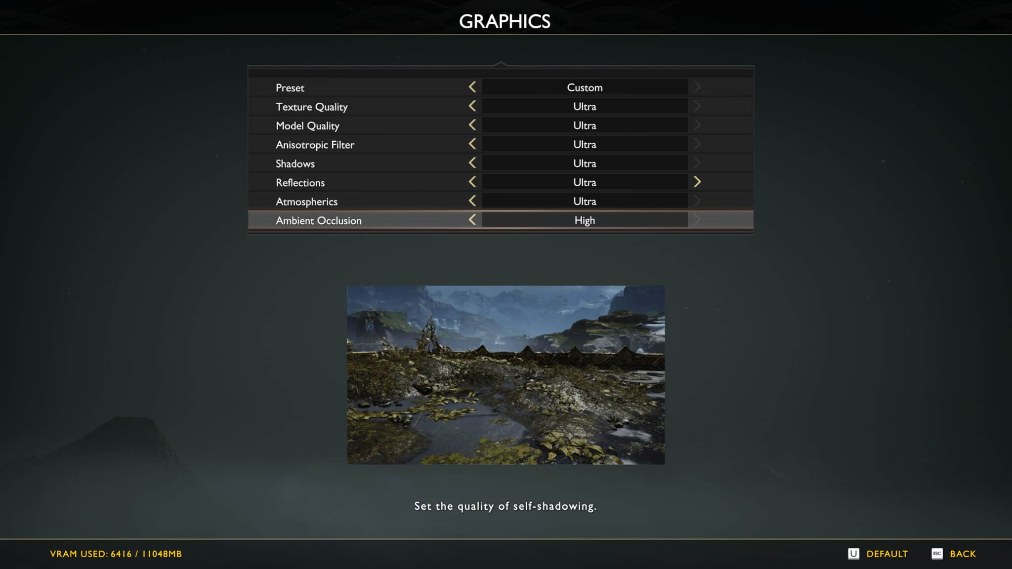 Unlike on the PS4, we can tweak the graphics settings more extensively on the PC. But they are not extensive.