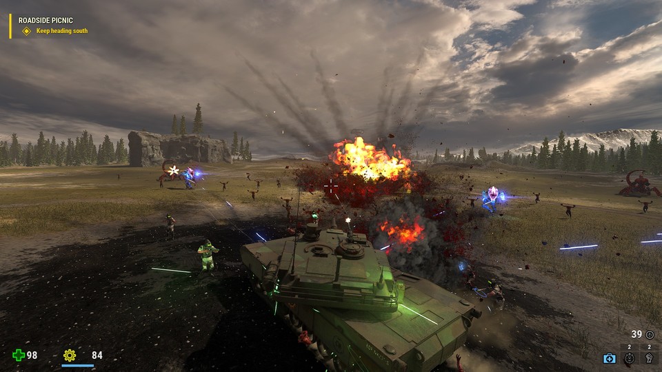 Hordes of enemy and explosion doesn't excuse the massive performance problems
