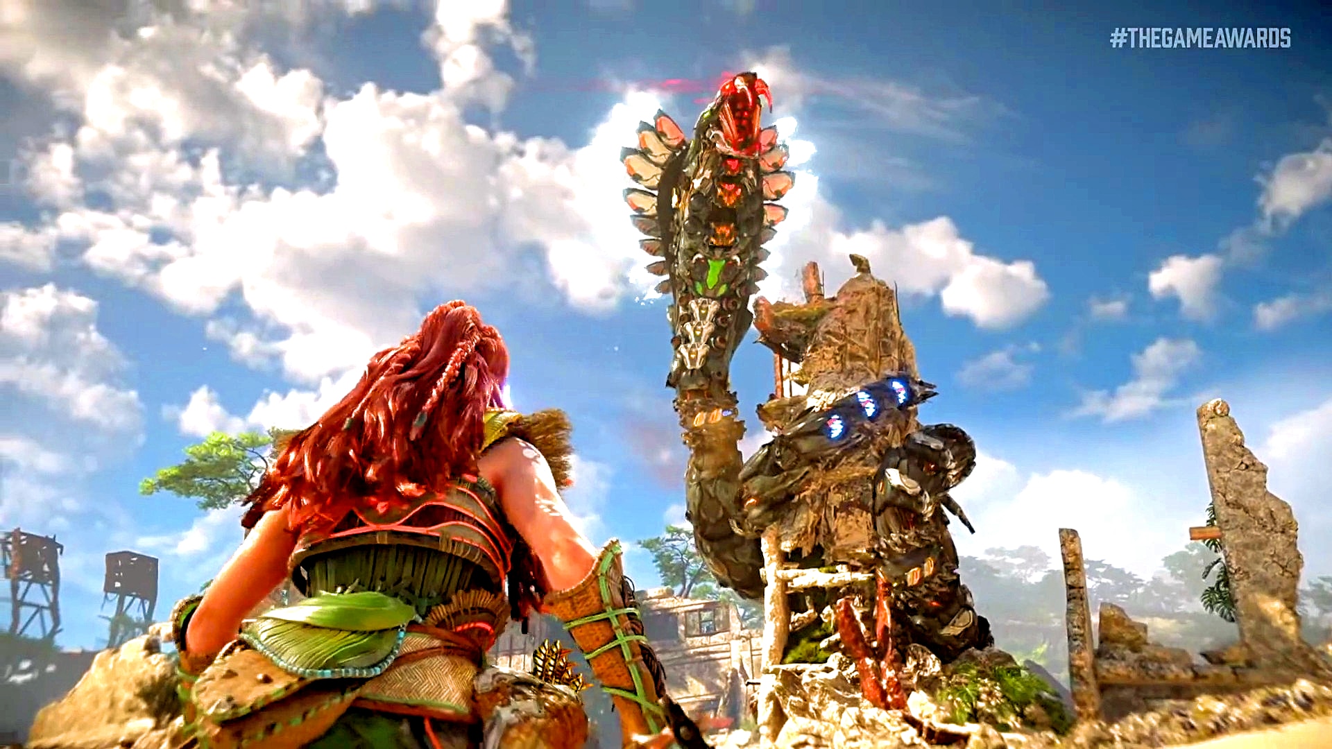 Horizon pontua com um mundo perfeito e enormes mechas-monstros a derrotar. Mas a história em torno da heroína Aloy é pelo menos tão divertida