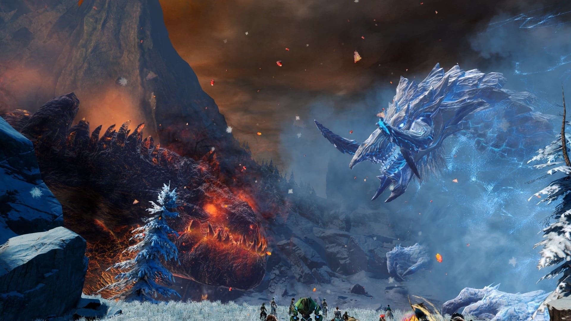 Dans l'histoire principale du jeu, vous libérez le monde de la menace des dragons géants