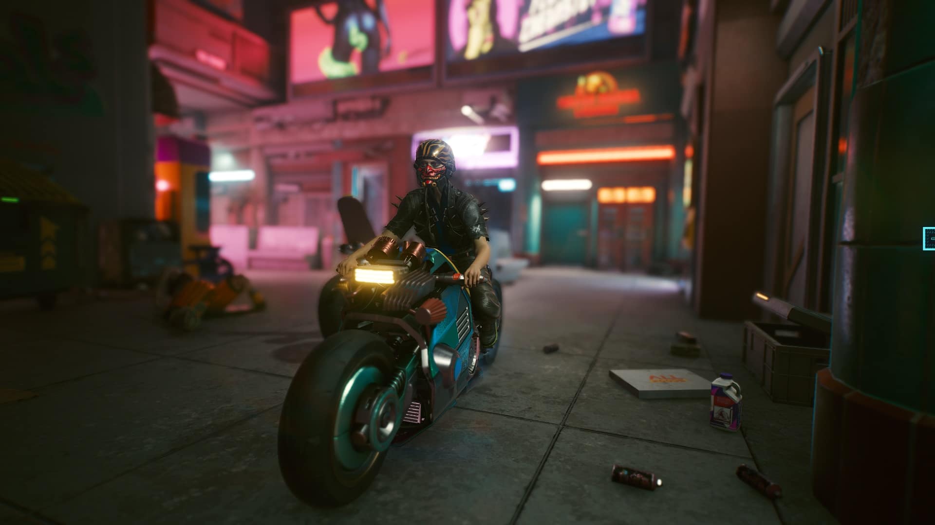 Motorcycles are a good fit for melee gameplay, if only because you can race down narrow alleys into the middle of entrenched gangs.
