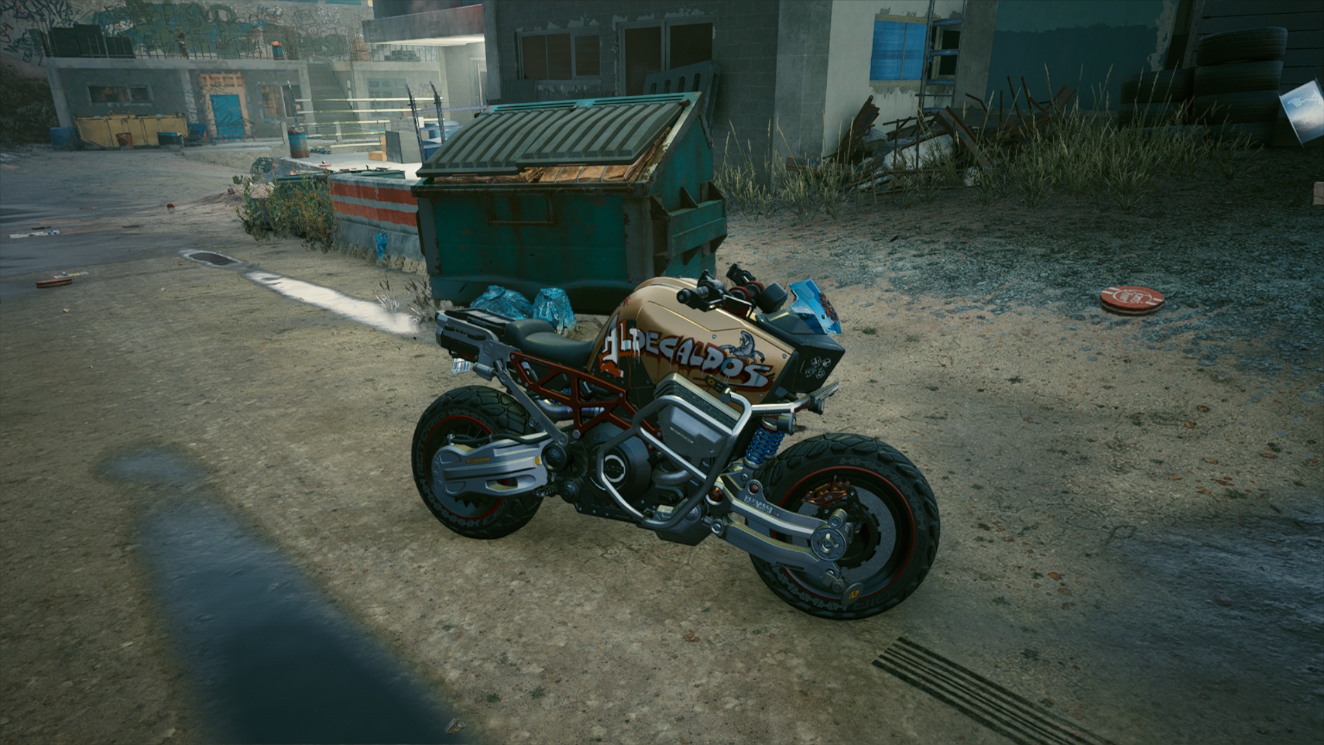 This motorbike is given as a gift in the course of the main story.