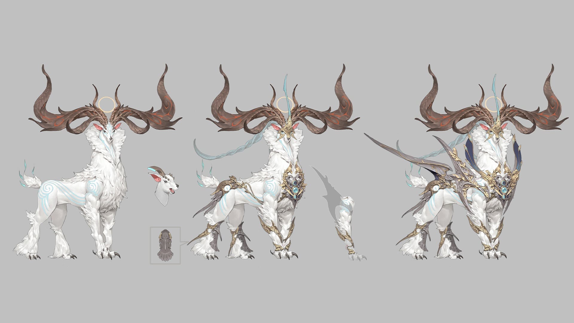 A white stag with mighty armour: Argos is the first Abyss Raid Boss and confronts you in three phases.