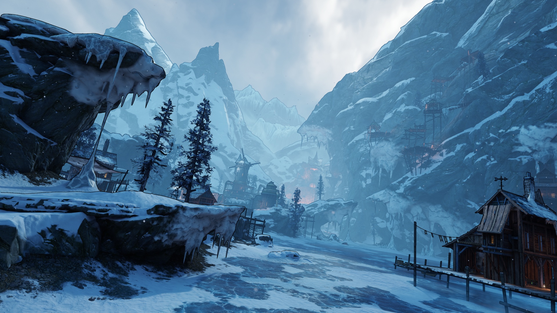 It's back to a fantasy world, but this time it's supposed to be more varied and bigger. In the demo, however, we could only explore a snowy valley.