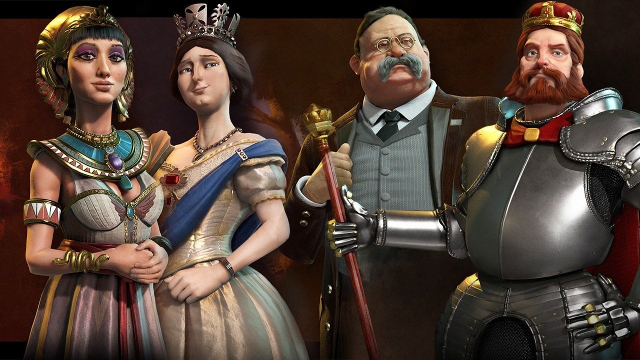 新的图形使《文明6》中的领导人和领导人的妻子看起来更可爱。但他们并没有失去任何魅力和口才。