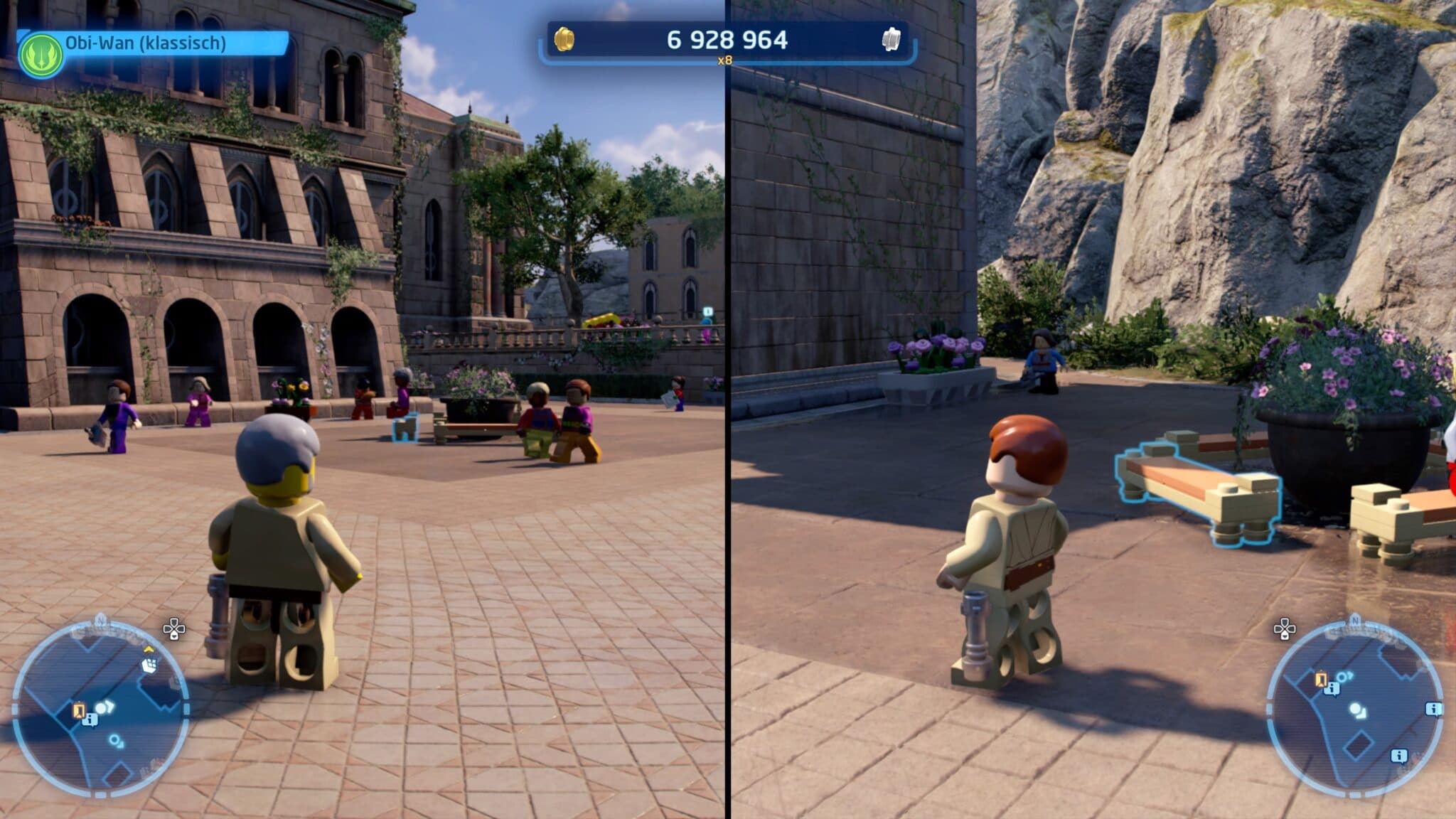 Na pierwszy rzut oka podzielony ekran wydaje się znośny, ale brak widoczności po lewej i prawej stronie powoduje dezorientację w bitwach lub podczas eksploracji.