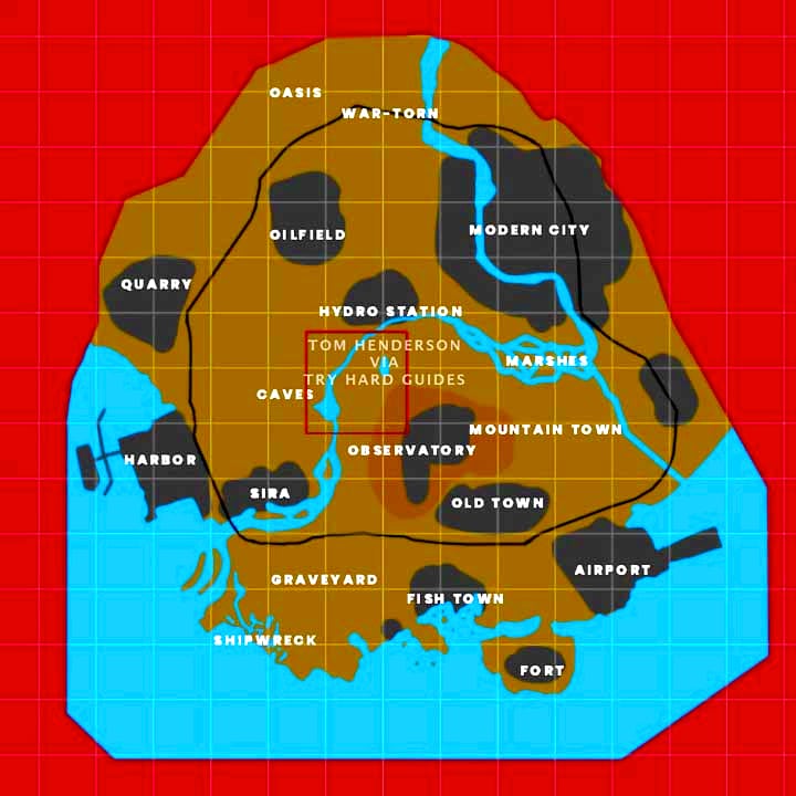 (Tom Henderson, samen met Try Hard Guides, geeft een eerste blik op de kaart van Warzone 2.)