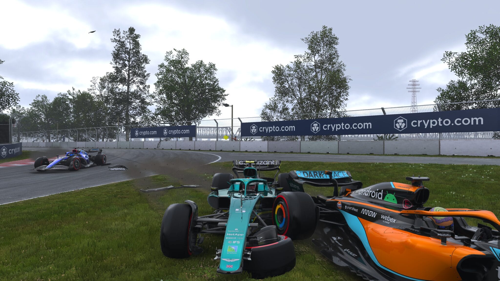 (Quickly run over the curbs on the inside? Better forget it. Experienced F1 racers will have to get used to the sensitive ground effect cars first).