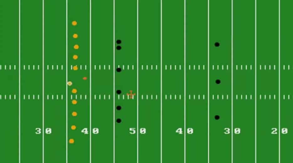 (Como um rolo de Smarties caído, só que com menos cores: Football sim Gridiron! é o primeiro jogo de Bethesda)