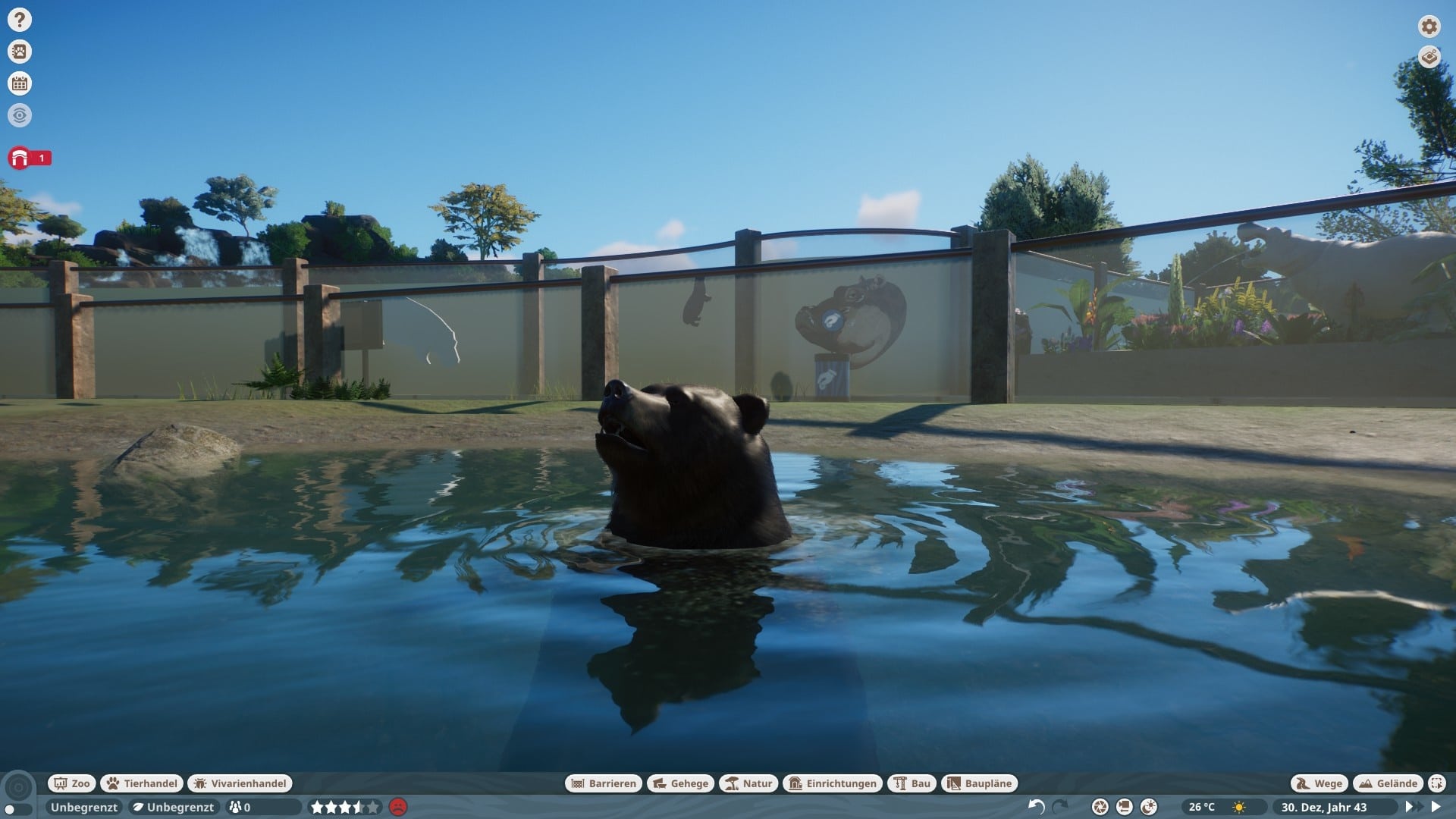 (Grizzly jménem Tlustý medvěd I tráví ve vodě více času než někteří hroši.)