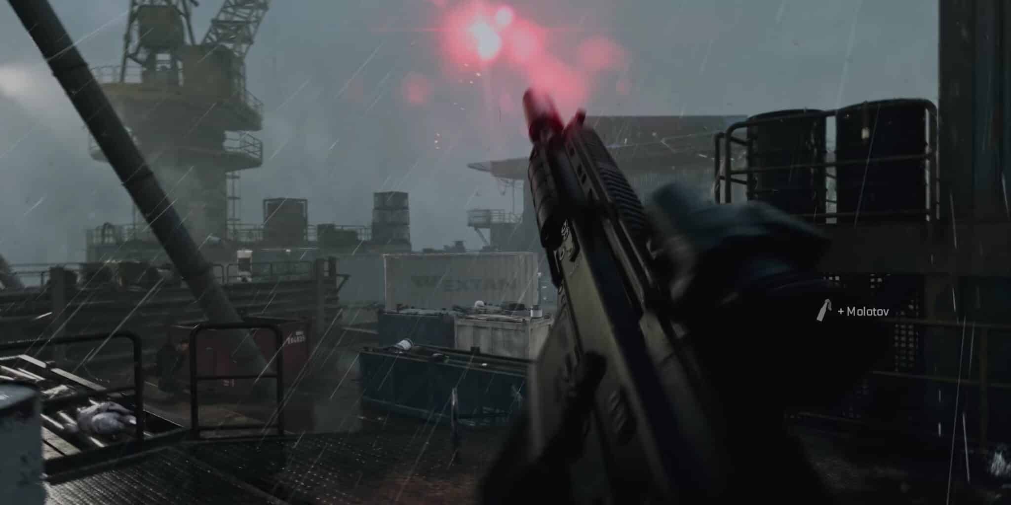 (SCAR L je vidět v akci v herní ukázce jako přesná puška se zaměřovačem.)