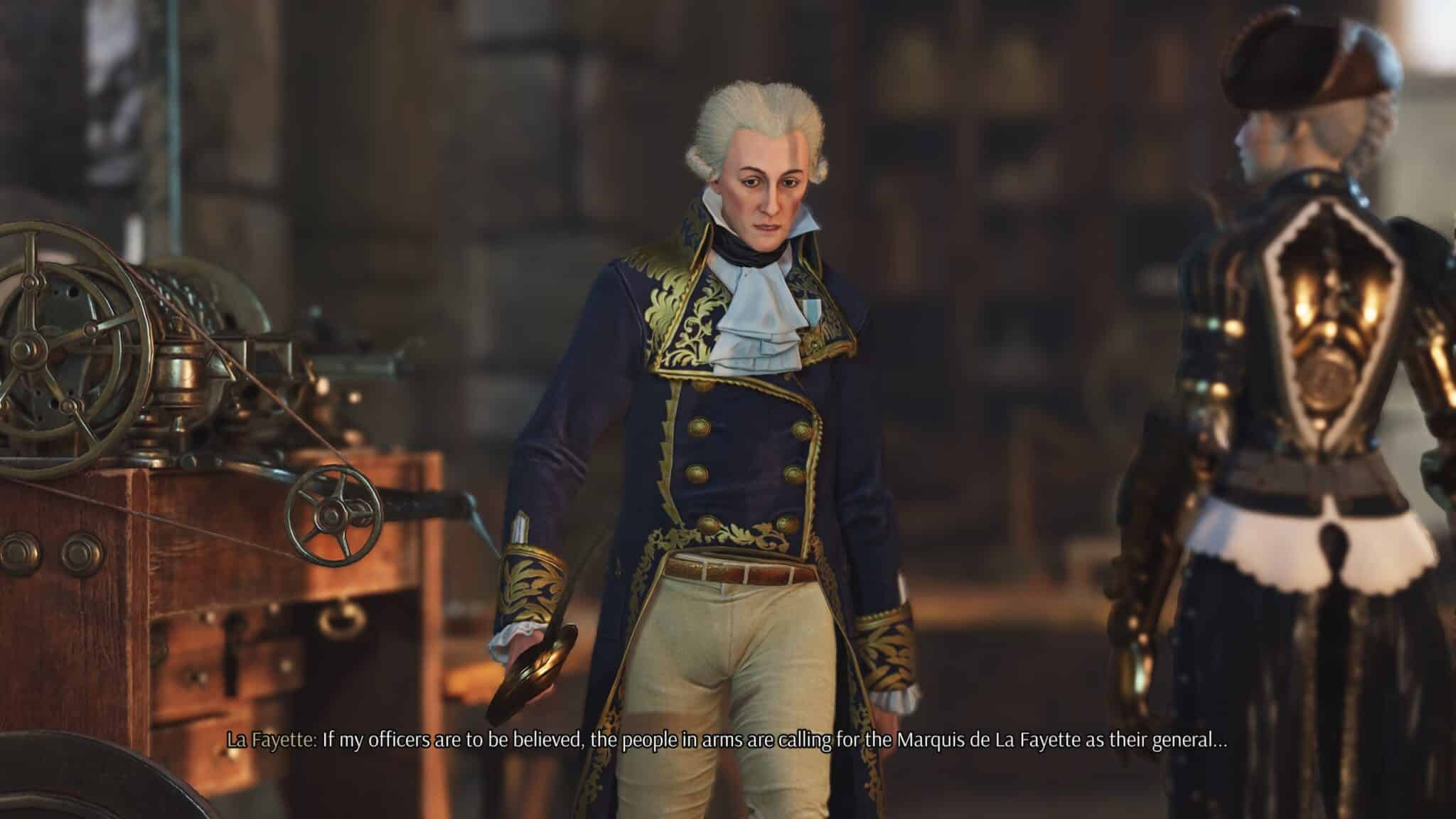 (Characters in cutscenes look a bit stiff, facial animations emotionless and unnatural.)