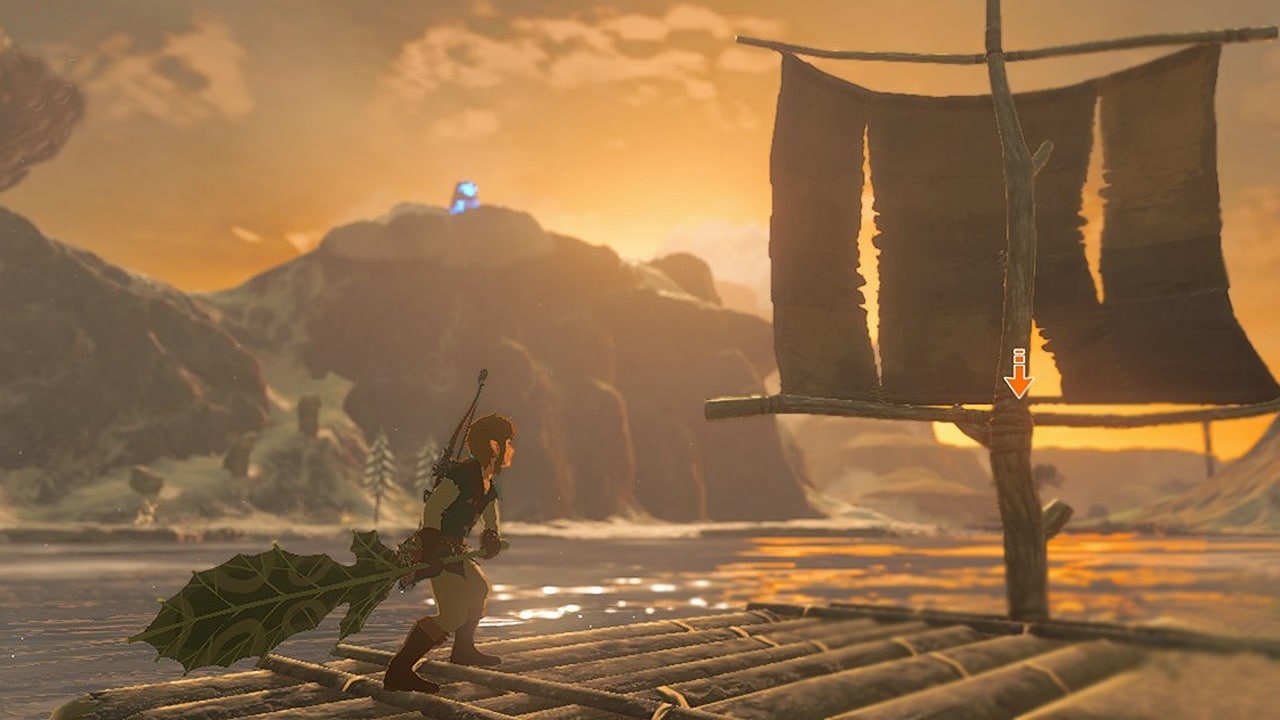 (To, jak se Link pohybuje světem, ať už na kluzáku, raketoplánu nebo na koni, je další velkou předností hry Breath of the Wild.)