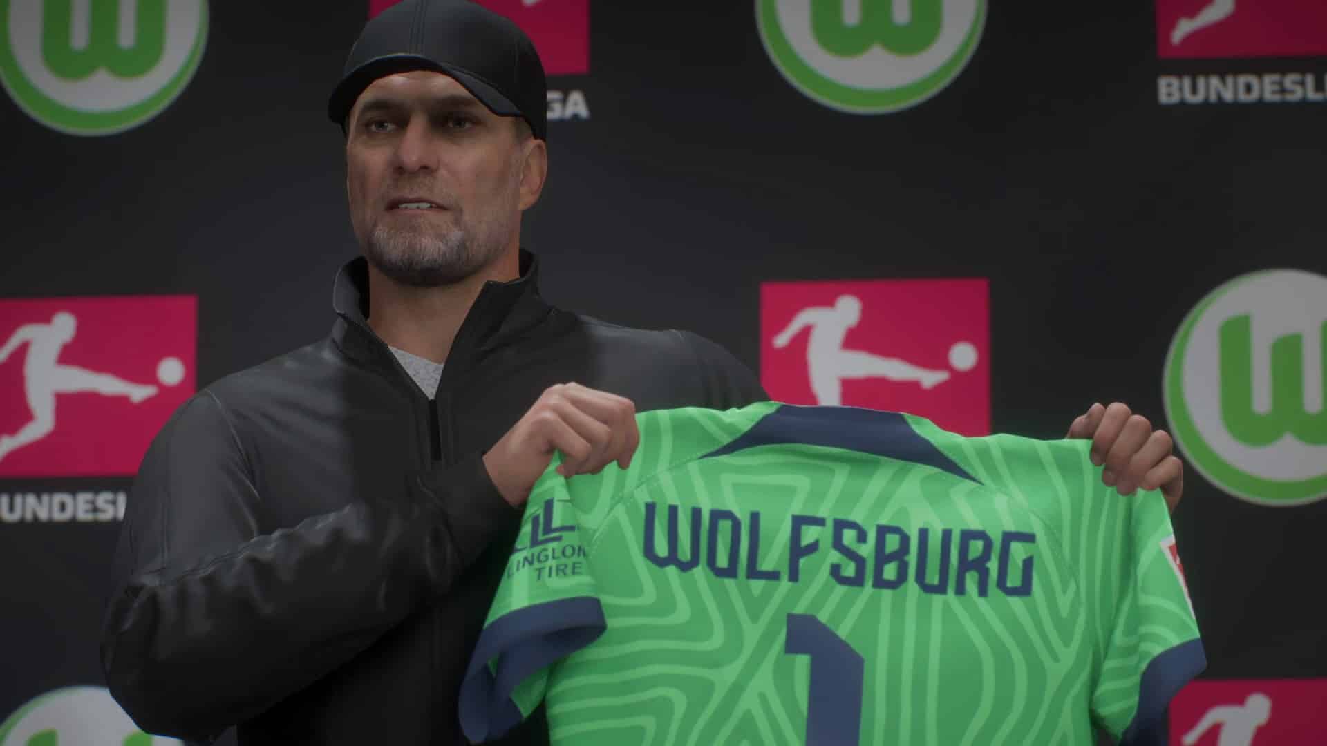 (Kloppo como treinador da VFL. Os fãs de Wolfsburg só podem sonhar com isso neste momento)