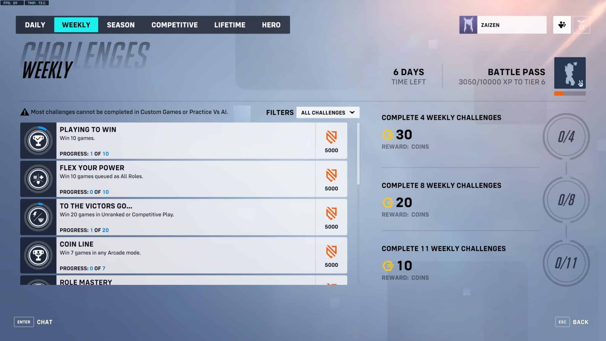 (Możesz również zdobyć Overwatch Coins poprzez cotygodniowe wyzwania. Jednak tylko na małą skalę)