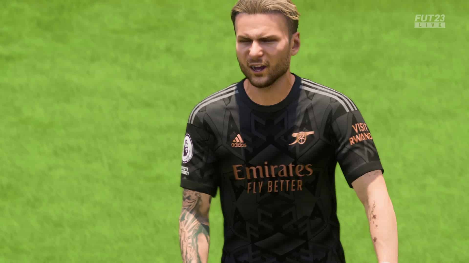 (Player models and faces have made a huge leap since FIFA 22.)