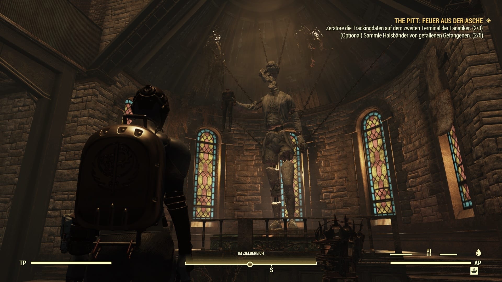(The fanatics'' stronghold called Sanctuary is a former cathedral that has been darkly converted.)