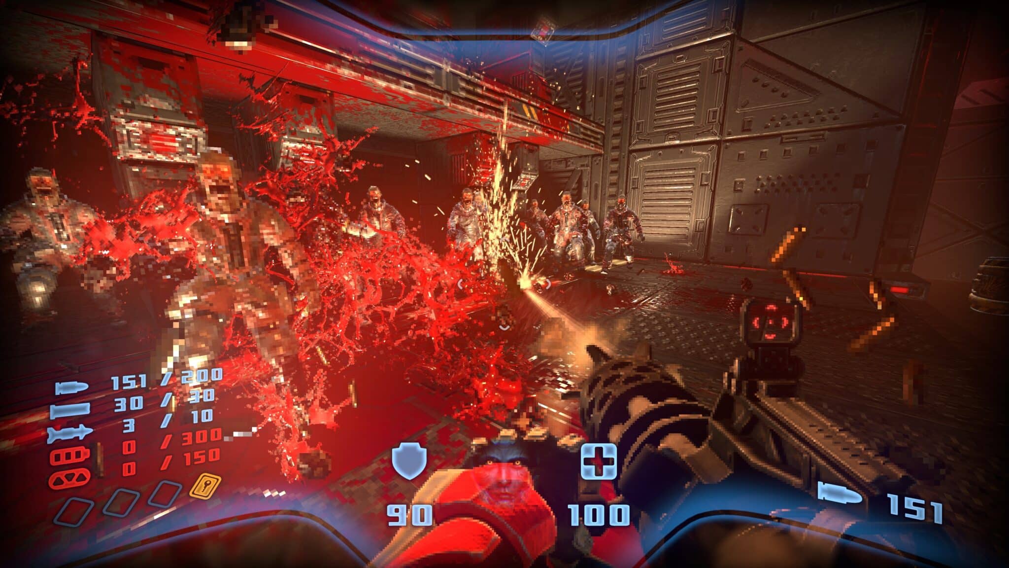 (Your super-powerful arsenal makes Prodeus almost a little too easy. Rarely has fighting space zombies felt so good.)