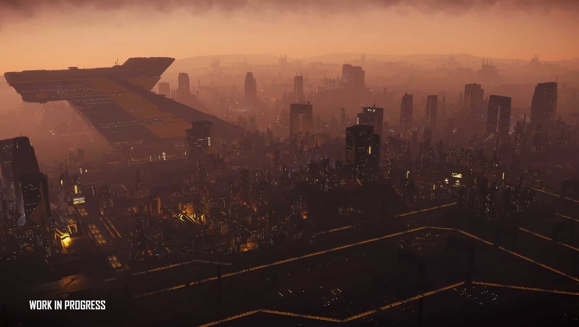 (À Lorville, la zone d''exclusion aérienne sera bientôt supprimée pour permettre aux joueurs de s''approcher au plus près des gratte-ciel.)