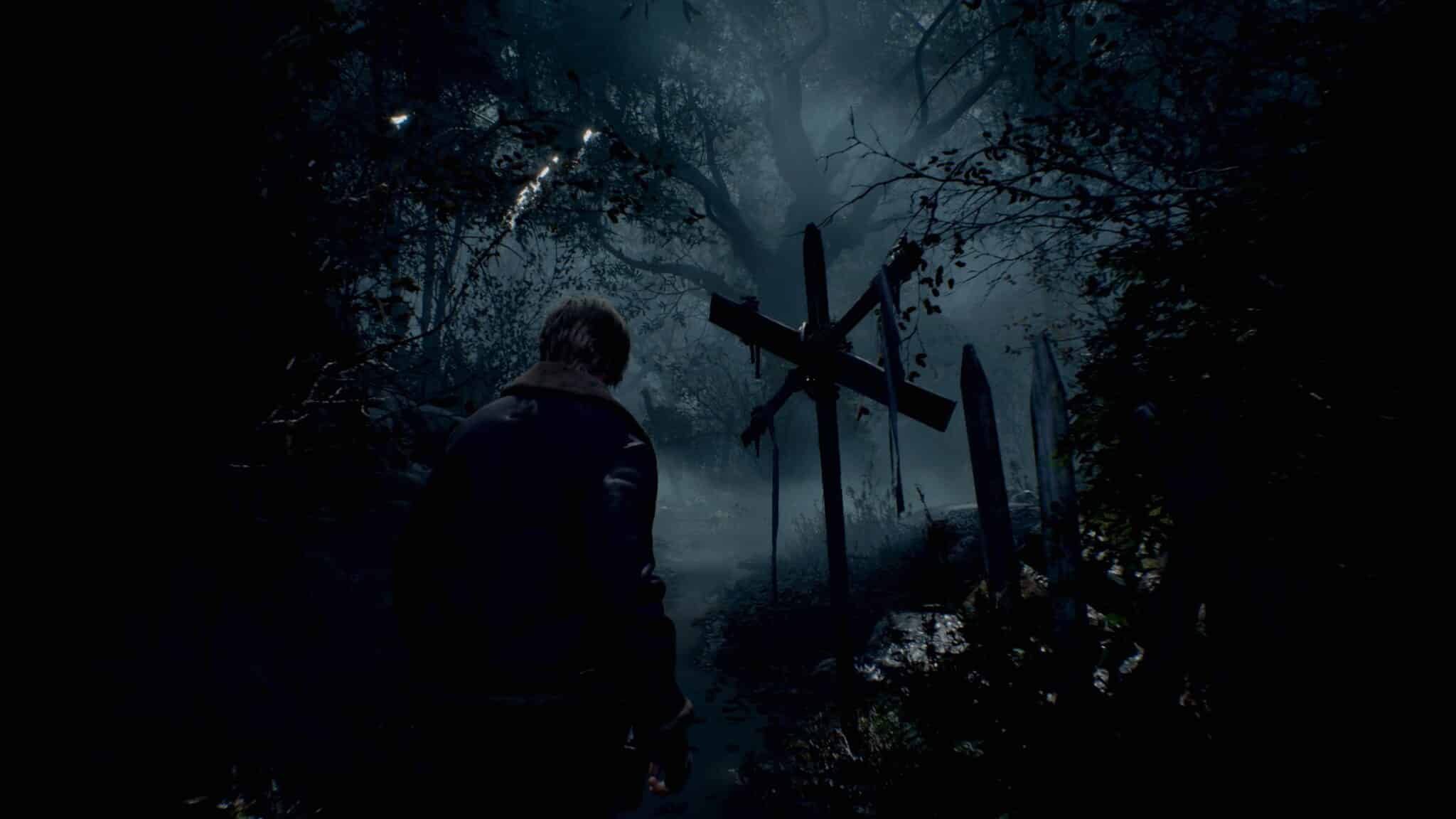 (The gloomy forest gives the game an eerie atmosphere right at the beginning. Best creepy feeling.)