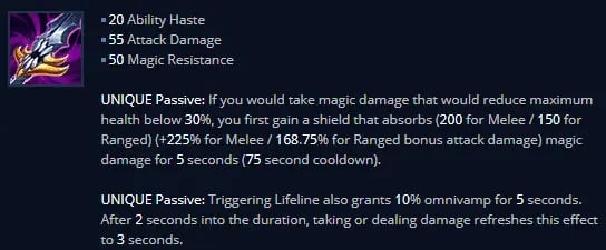 (The item Maw of Malmortius should actually block Magic Damage.)