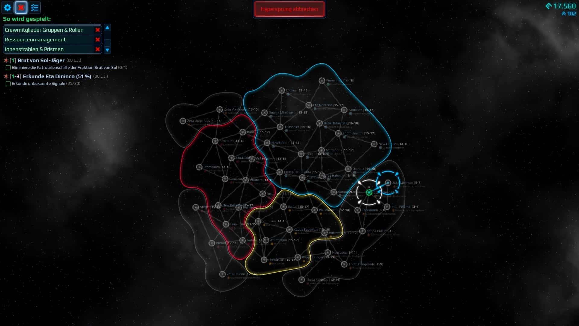 (The galaxy map includes several dozen star systems but they are too similar.)