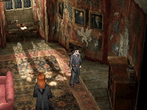 (Curious: The Nintendo DS and PSP versions of Half-Blood Prince use pre-rendered backgrounds and therefore seem a bit like Resident Evil and Co only without the horror)