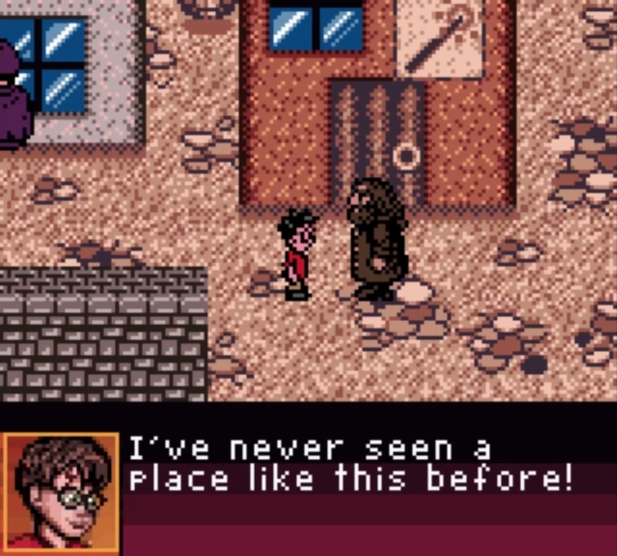  (Версия Philosopher''s Stone для Game Boy Color - это настоящая JRPG, с пошаговыми боями и большим количеством диалогов)