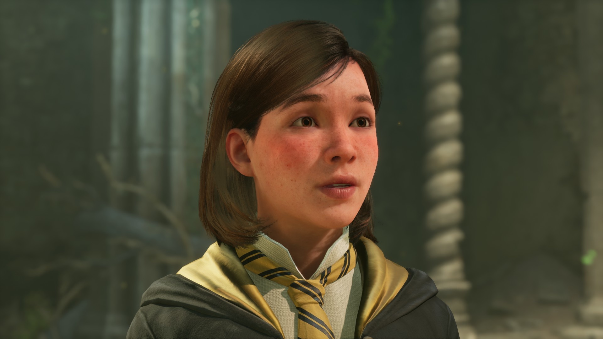 (In Hogwarts Legacy we are sometimes with companions like Poppy. Gloria would prefer to play multiplayer, though)